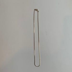 Gold colour necklace